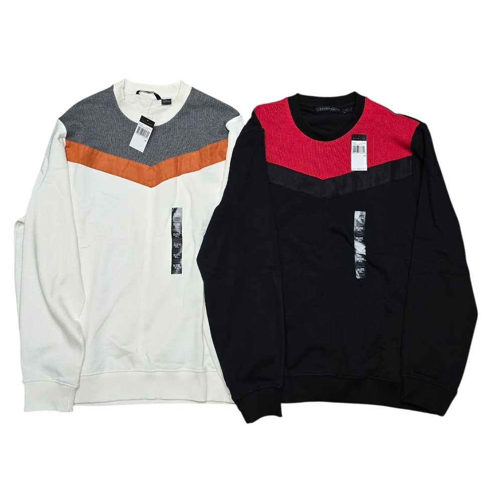 Nwt! 2pc Sean John Mens Chevron Pullover Sweater Sz Xl